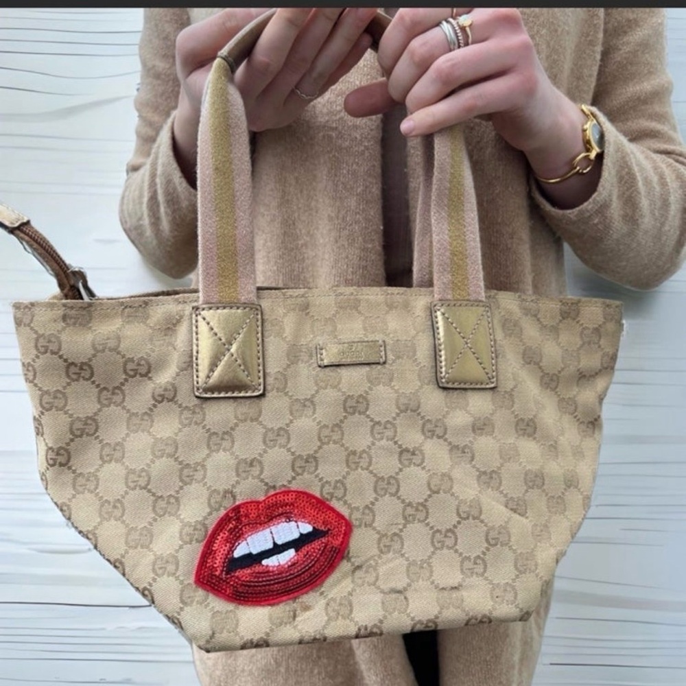 Y2K Gucci Mini Bag GG Monogram-Authentic